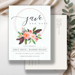 BOHO TRÄD BLUSH KRANS FLORA LANDSBYGD Spara datume Meddelande Vykort