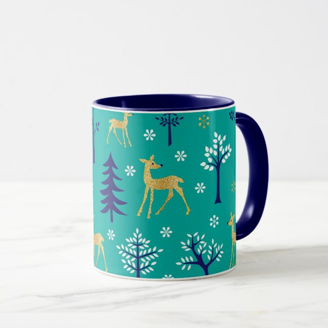 Boho Träd Guld är modern Mugg (Framsida höger)
