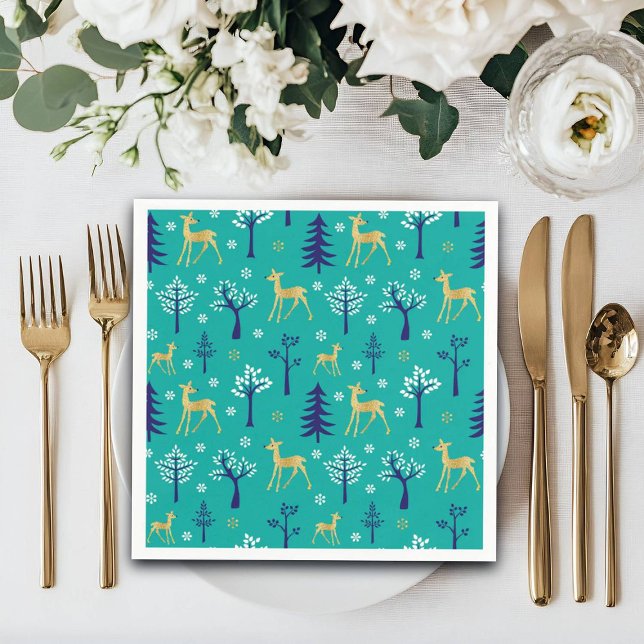 Boho Träd Guld är modern Pappersservett (Skapare uppladdad)