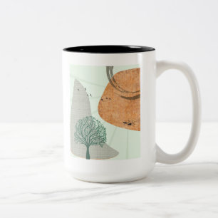 Boho Träd Två-Tonad Mugg