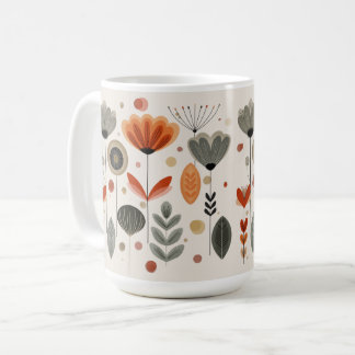 Boho-trädgård Kaffemugg