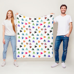 Boho Triangles Fleecefilt