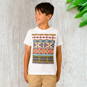 Boho Tribal Geometric Mönster Southwest Aztec T Shirt