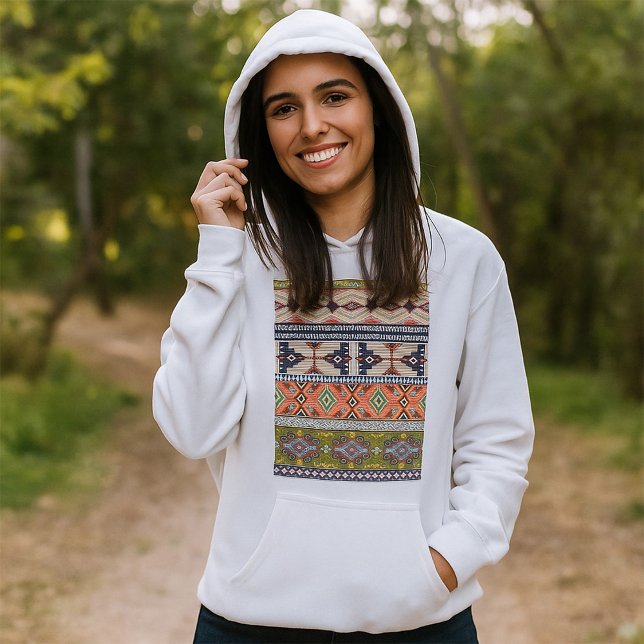 Boho Tribal Geometric Mönster Southwest Aztec T Shirt (Skapare uppladdad)