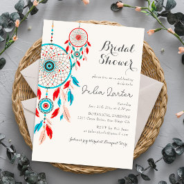 Boho Tribal-ludd Dreamcatcher-Möhippa Inbjudningar