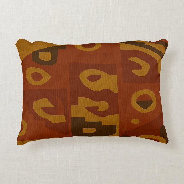 Boho Tribal Mönster Dekorativ kudde (Framsidan)
