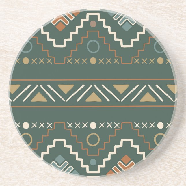 Boho Tribal Mönster Underlägg (Framsidan)
