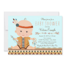 Boho Tribal Pojke Baby Shower