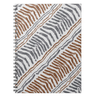 Boho Tribal Randig Spiralanteckningsbok Anteckningsbok