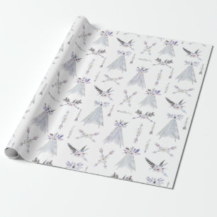 Boho Tribal Teepee Presentpapper