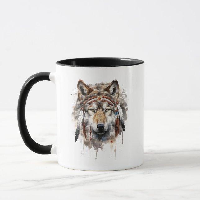 Boho Tribal Varg Mugg (Vänster)