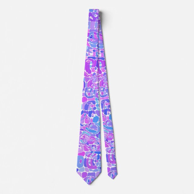 Boho Trippy Groovy Colorful Abstrakt Blob Mosaic Slips (Framsida)