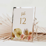 Boho Tropical Bordsnummer Bröllopsfest Sign C103<br><div class="desc">Bordsnumret har bohemiska vattenfärgade tropiska blombuketter och handskrivna guld-tonnummer för en elegant för visning av bordsnumren vid bröllop. Den här artikeln ingår i vår Camila bröllop-samling C103,  var vänlig och handla i vår butik för att samordna saker.</div>