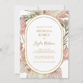 Boho Tropical Botanical | Brunch- och bubbelduscha Inbjudningar