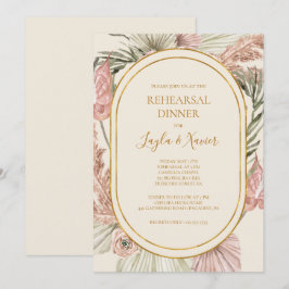 Boho Tropical Botanical | Elfenbenskustens repetit Inbjudningar