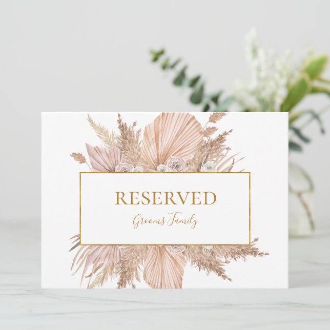 Boho Tropical Botanical | Reserverad signatur (Stående Fram)