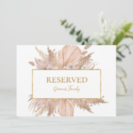 Boho Tropical Botanical | Reserverad signatur