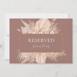 Boho Tropical Botanical | Reserverad skylt från Du