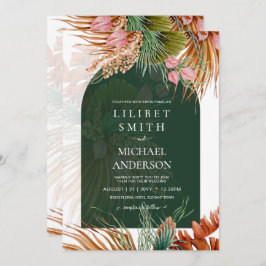 BOHO Tropical Pampas Grass Bröllop