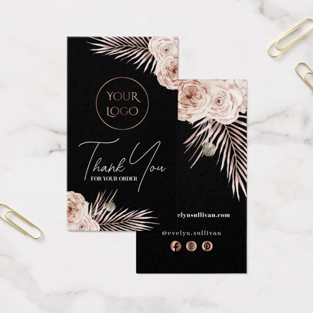 Boho tropical ro paket visitkort (Kontor)