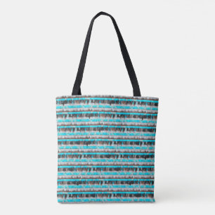 Boho Turcos, White, Black & Brown Tygkasse
