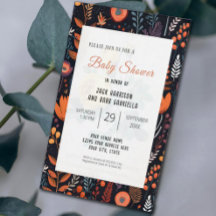 BOHO Turkvoise Fall Autumn Blommigt Girl Baby Show