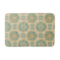 Boho Turkvoise och Sand Beige Mandala