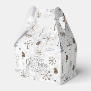 Boho Twigs & Pinecone, julnummer 986 Presentaskar