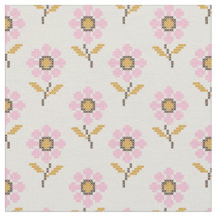 Boho Ukrakrainska folk Mönster Fabric Tyg