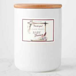 Boho vackra Southwest Baby Shower Mat Etiketter