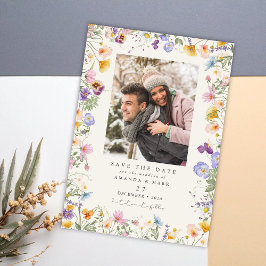 Boho Vår Wildblommor Botanical Garden Inbjudningar