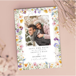 Boho Vår Wildblommor Botanical Garden Inbjudningar