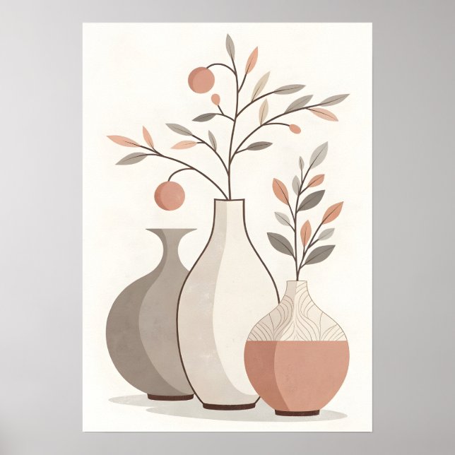 Boho Vaser & Botanik Poster (Framsidan)
