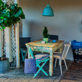 Boho vattencolor botanic brev C Axelväska