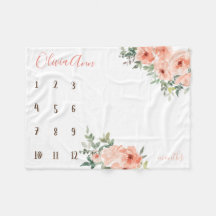 Boho vattenfärgsmilstolpe persikofotopropp