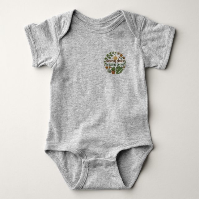 Boho växtmamma bryter cykler Mental hälsa …. T Shirt (Framsida)