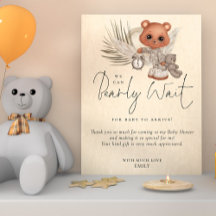 Boho vi kan bolla Baby Shower tack