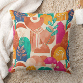 Boho Vibrant Färg Kudde