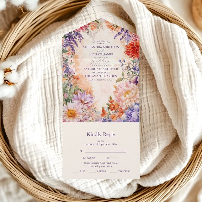 Boho Victorian Royal Blommigt Bröllop (Skapare uppladdad)