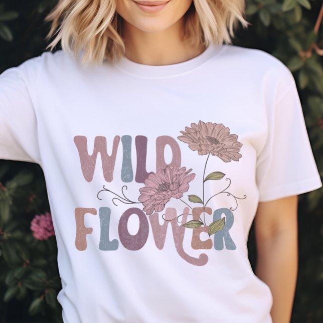 Boho Vild Flower Women's T-Shirt (Skapare uppladdad)