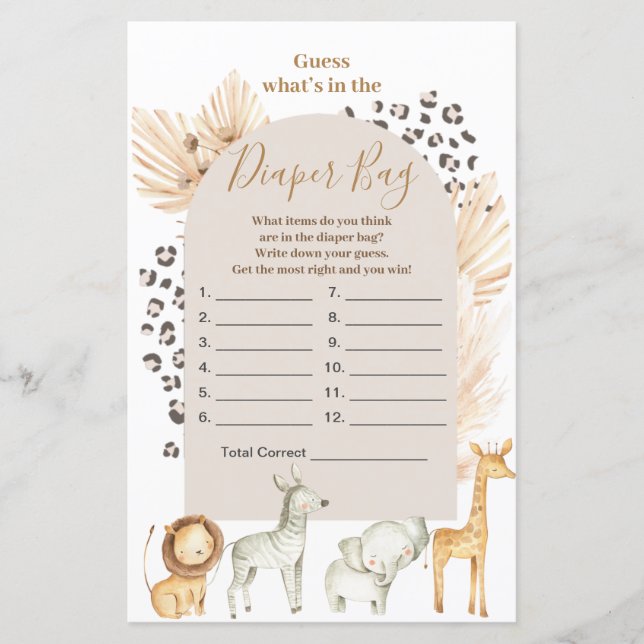 Boho Vilda djur gissar vad som står i tidningsbage (Framsida)