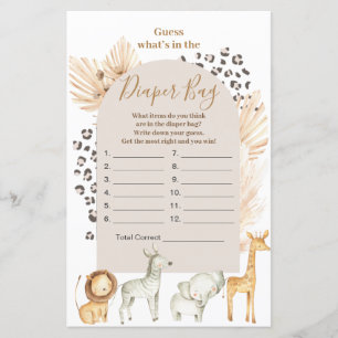 Boho Vilda djur gissar vad som står i tidningsbage