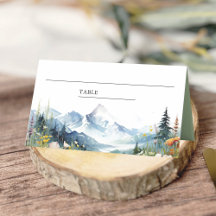 Boho vildblomma bergsäng bröllop