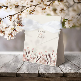 Boho Vildblomma Bröllop Presentaskar