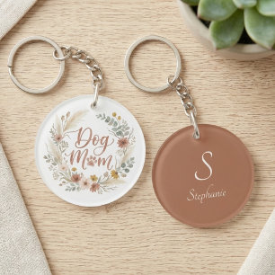 Boho vildblomma Hundmamma blomsterkrans