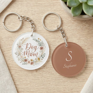 Boho vildblomma Hundmamma blomsterkrans
