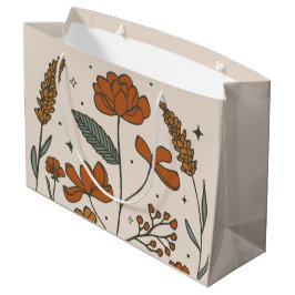 Boho vildblomma stor presentpåse