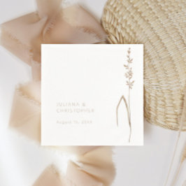 Boho vildblommshyllning Cocktail Pappersservetter