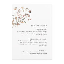 Boho Vildblomsdetalj