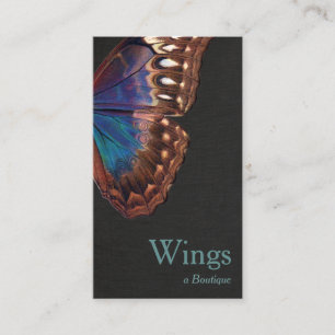 Boho Vintage Butterfly Vinge Nature Visitkort